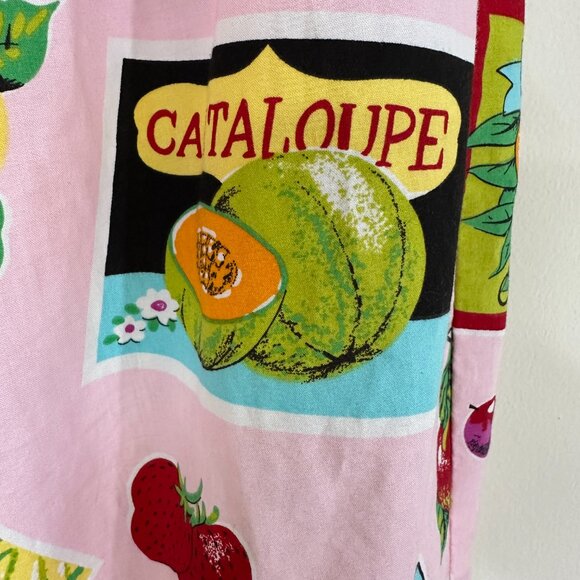 NWOT Nick & Nora Fruit 3/4 Sleeve Button Up Shirt and Capri Pajama Set Size L - Picture 13 of 13